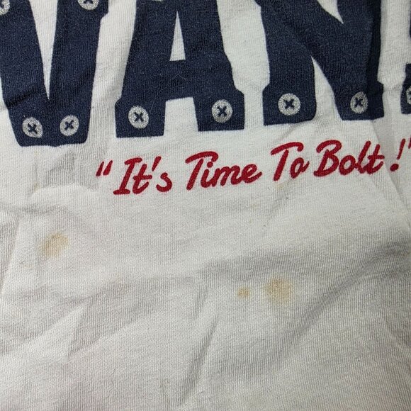 Vans Its Time to Bolt Boys Size Small White Shirt Casual School Walking Outdoors - Picture 5 of 9